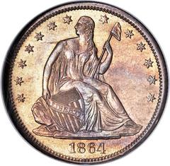 1864 S Coins Seated Liberty Half Dollar Prices