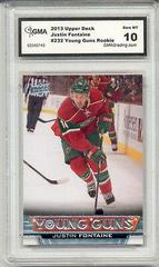 Justin Fontaine Hockey Cards 2013 Upper Deck Prices