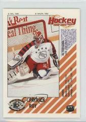 Patrick Roy #277 Hockey Cards 1992 Panini Stickers Prices