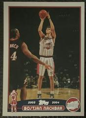 Bostjan Nachbar #209 Basketball Cards 2003 Topps Prices