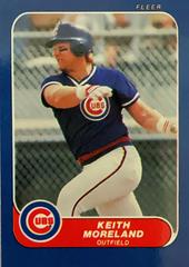 Keith Moreland #79 Baseball Cards 1986 Fleer Mini Prices