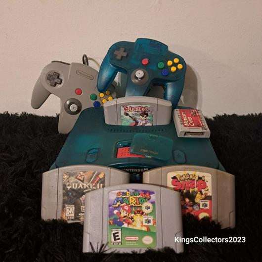 Funtastic Ice Blue Nintendo 64 System photo