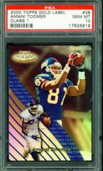 Amani Toomer [Class 1] #28 Football Cards 2000 Topps Gold Label Prices