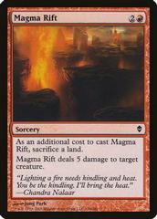 Magma Rift Magic Zendikar Prices
