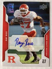 Ray Rice [Autograph] #85 Football Cards 2008 Upper Deck Draft Edition Prices