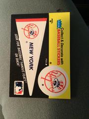 New York Yankees #20 Baseball Cards 1989 Fleer Baseball Stickers Prices