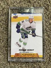 Nils Hoglander #CD-NH Hockey Cards 2020 Upper Deck Clear Cut Canvas Rookie Debuts Prices