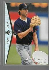 Mark Langston [Silver] #132 Baseball Cards 1995 SP Prices