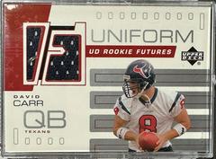 David Carr Football Cards 2002 Upper Deck Rookie Futures Jersey Prices