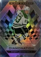 Wyatt Johnston Hockey Cards 2022 Upper Deck Black Diamond Diamonation Prices