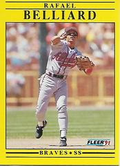 Rafael Belliard Baseball Cards 1991 Fleer Update Prices