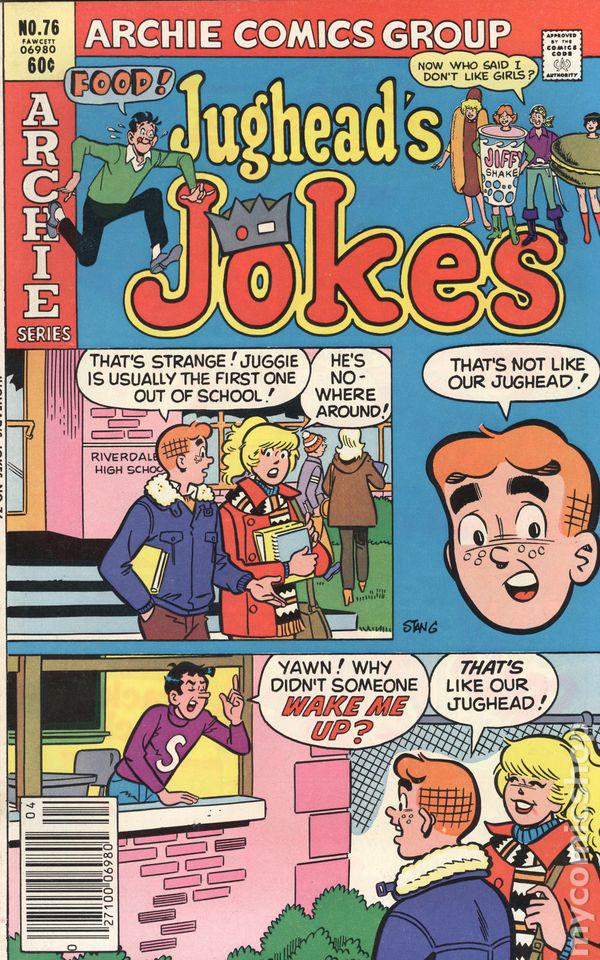 Jughead's Jokes #76 (1982) Comic Books Jughead's Jokes