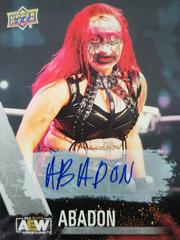 Abadon [Autograph] #22 Wrestling Cards 2021 Upper Deck AEW Prices