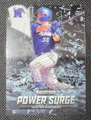 Hunter Goodman #PS-HG Baseball Cards 2021 Panini Prizm Draft Picks Power Surge Prices
