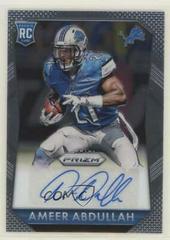 Ameer Abdullah #RS-AA Football Cards 2015 Panini Prizm Rookie Signatures Prices