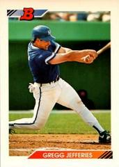 Gregg Jefferies #13 Baseball Cards 1992 Bowman Prices