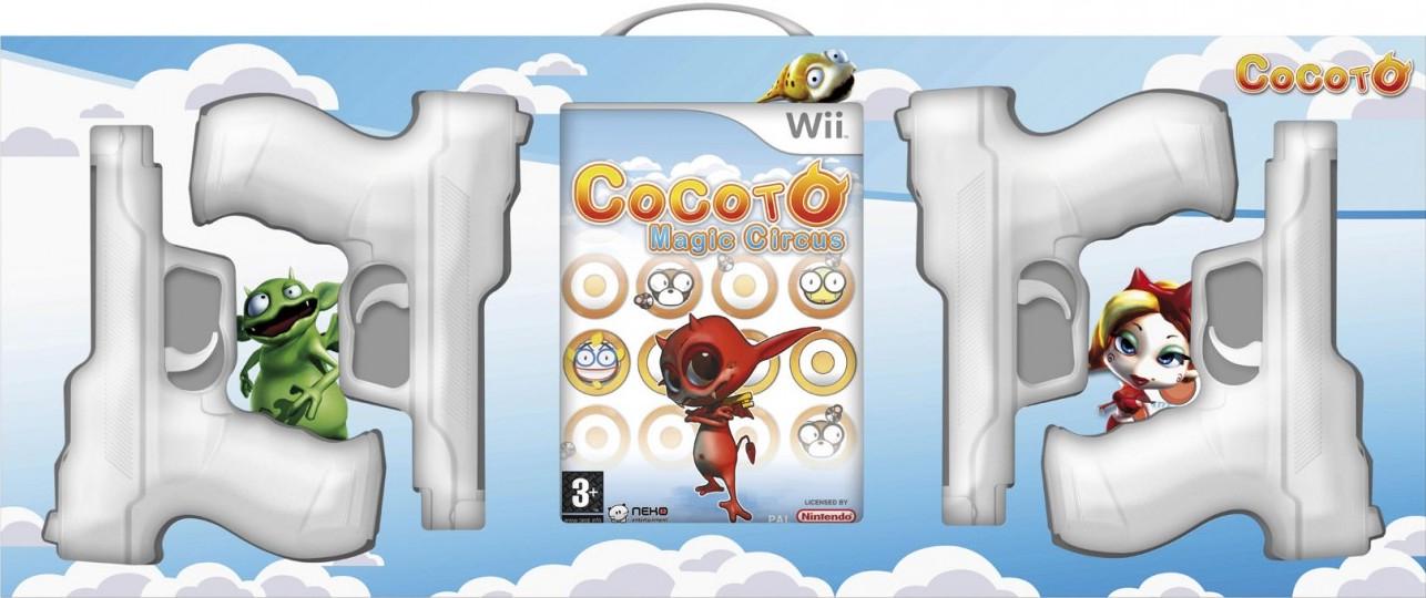 Cocoto Magic Circus [4x Gun Bundle] PAL Wii