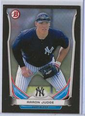 Aaron Judge [Asia Black] Baseball Cards 2014 Bowman Draft Picks Top Prospects Prices