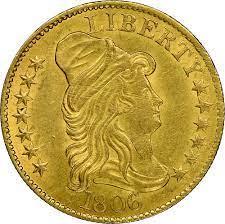 1806 [KNOBBED 6 BD-6] Coins Draped Bust Half Eagle Prices