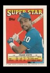 Frank White #39 Baseball Cards 1988 Topps Stickercard Prices