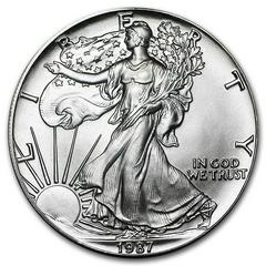 1987 Coins American Silver Eagle Prices