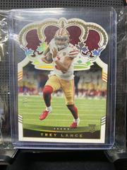 Trey Lance [Gold] #CR-3 Football Cards 2021 Panini Chronicles Crown Royale Prices
