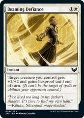 Beaming Defiance [Foil] Magic Strixhaven School of Mages Prices