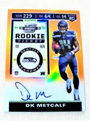 DK Metcalf [Autograph Gold] #114 Football Cards 2019 Panini Contenders Optic Prices