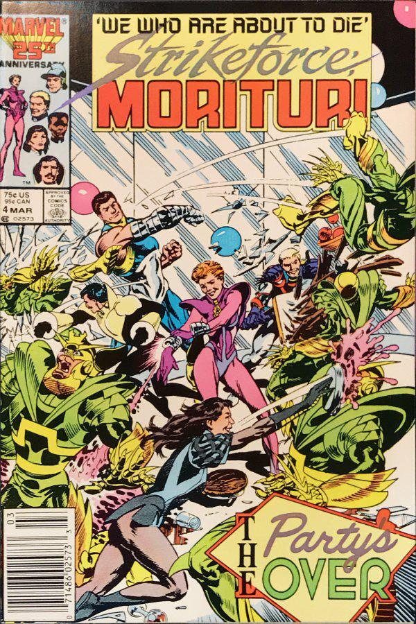 Strikeforce: Morituri [Newsstand] #4 (1987) Comic Books Strikeforce: Morituri