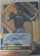 Ian Anderson [Autographs] #2 Baseball Cards 2021 Panini Chronicles Gold Standard Prices