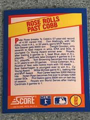 Rose Rolls Past Cobb Baseball Cards 1989 Score Magic Motion Trivia A Year to Remember Prices