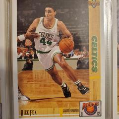 Rick Fox Basketball Cards 1991 Upper Deck Rookie Standouts Prices