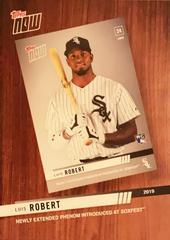 Luis Robert #BTN-9 Baseball Cards 2020 Topps Best of Now Prices