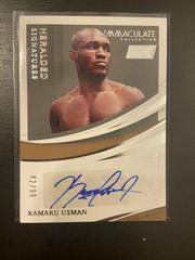 Kamaru Usman Ufc Cards 2021 Panini Immaculate UFC Heralded Signatures Prices