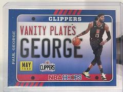 Paul George Basketball Cards 2020 Panini Hoops Vanity Plates Prices