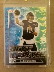 Carson Strong Football Cards 2022 Sage Hit Next Level Signatures Prices