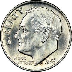 1952 D Coins Roosevelt Dime Prices