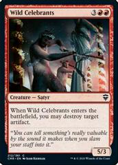 Wild Celebrants [Foil] Magic Commander Legends Prices