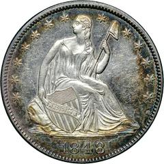 1848 Coins Seated Liberty Half Dollar Prices