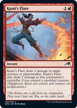 Kami's Flare #150 Magic Kamigawa: Neon Dynasty