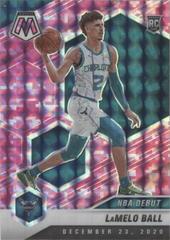 LaMelo Ball [Camo Pink] Basketball Cards 2020 Panini Mosaic Prices