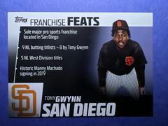 Tony Gwynn #FF-22 Baseball Cards 2019 Topps Five Star Franchise Feats Prices
