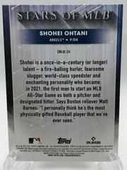 Back Of Card | Shohei Ohtani Baseball Cards 2022 Topps Stars of MLB