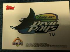 Tampa Bay Devil Rays Baseball Cards 2001 Topps Opening Day Team Logo Stickers Prices