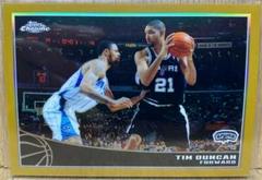 Tim Duncan [Gold Refractor] Basketball Cards 2009 Topps Chrome Prices
