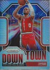 Damian Lillard [Silver Prizm] #12 Basketball Cards 2020 Panini Prizm Downtown Bound Prices