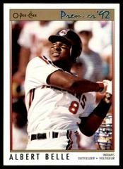 Albert Belle #100 Baseball Cards 1992 O Pee Chee Premier Prices