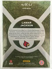 BACK | Lamar Jackson Football Cards 2021 Panini Prizm Draft Picks On Campus