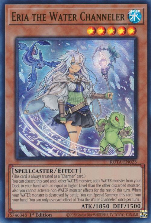 Eria the Water Channeler ROTA-EN023 YuGiOh Rage of the Abyss