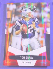 Tom Brady [Mirror Red] #90 Football Cards 2010 Panini Certified Prices